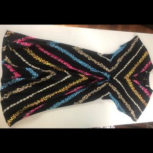 Flower printed midi dress